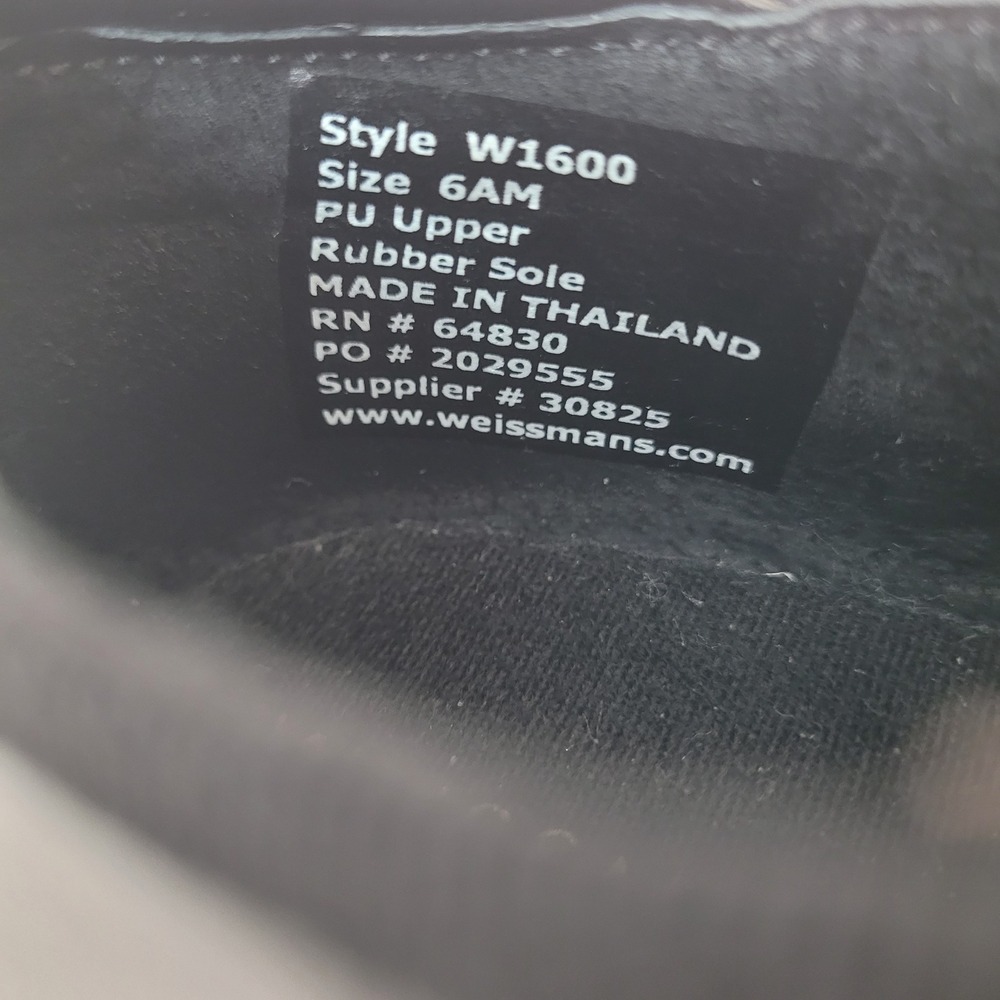 Weissman Tap Shoes Kids Black Lace Up Dance Shoes W1600 Size 6AM - Picture 10 of 11